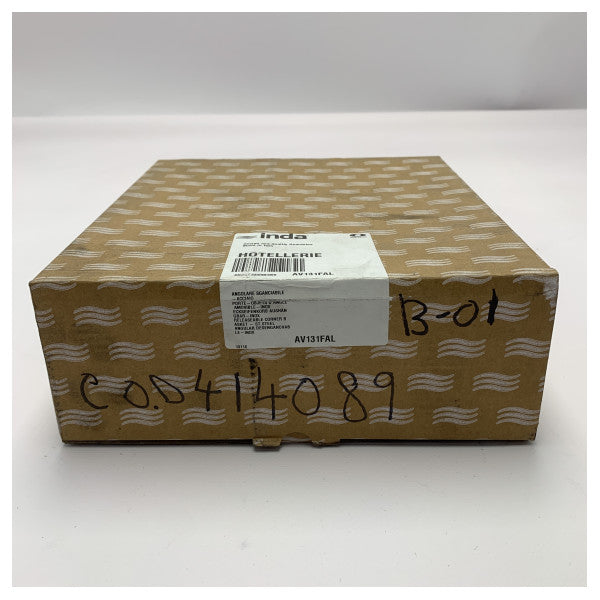 Cestino per sapone angolare Inda Hotellerie 20 x 6h x 20cm - AV131FAL