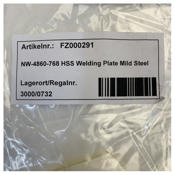Нетвейв сталевий зварювальний пластина для систем NW4000 VDR - NW4860-768