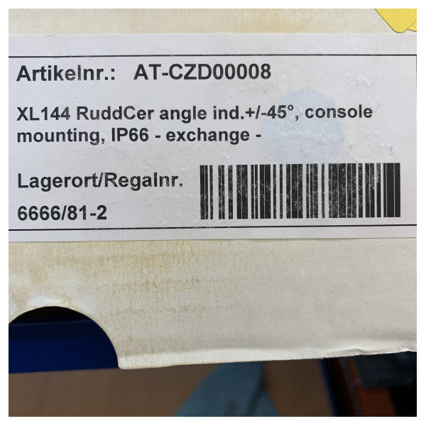 Deif XL144 Rorvinkelindikator Skjerm 24V 45 grader