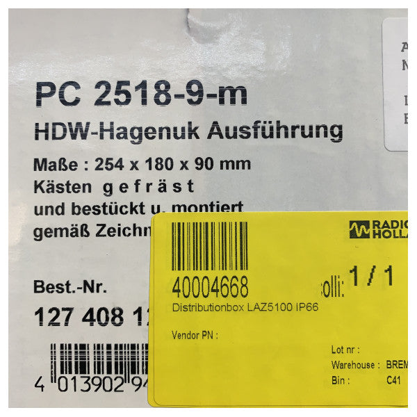 Boîte de connexion électrique marine GZ000520 pour sondeur Echo L3 LAZ 5100