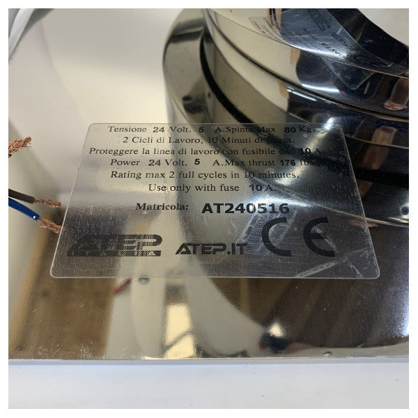 Piedistallo elettrico ATEP AISI316 H690-H340 3 stadi - 24V - 20.18898B/INOX