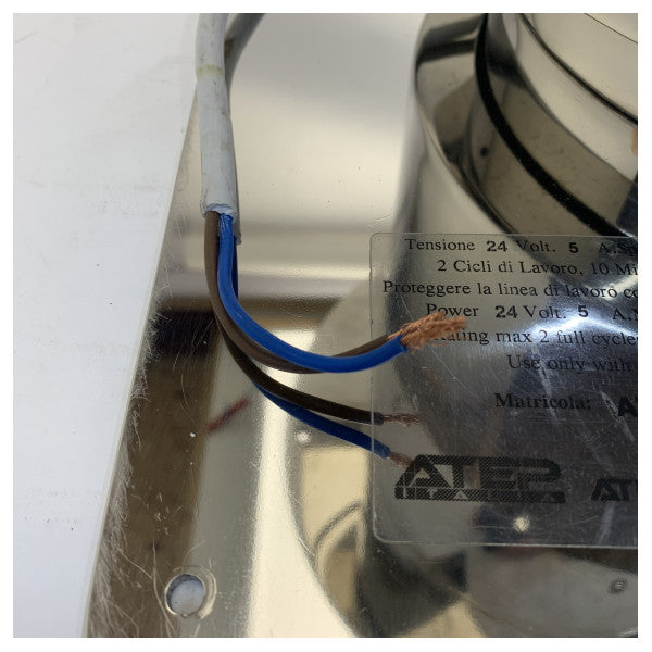 Piedistallo elettrico ATEP AISI316 H690-H340 3 stadi - 24V - 20.18898B/INOX