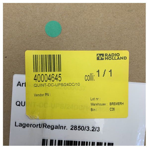 Phoenix Contact QUINT-UPS/ 24DC/ 24DC/10 UPS de trilho DIN