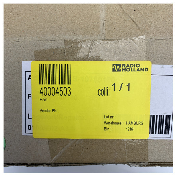 EBM Papst DC軸流ファン 24V 四角モデル - 4314