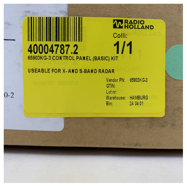 Контрольна панель радіолокації Northrop Sperry для систем X-діапазону та S-діапазону - 65903KG-3