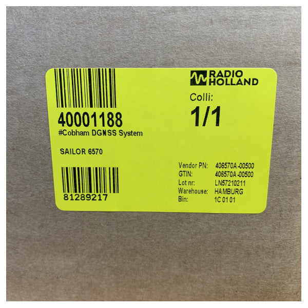 Cobham Sailor 6570 DGNSS System Kommunikationssystem
