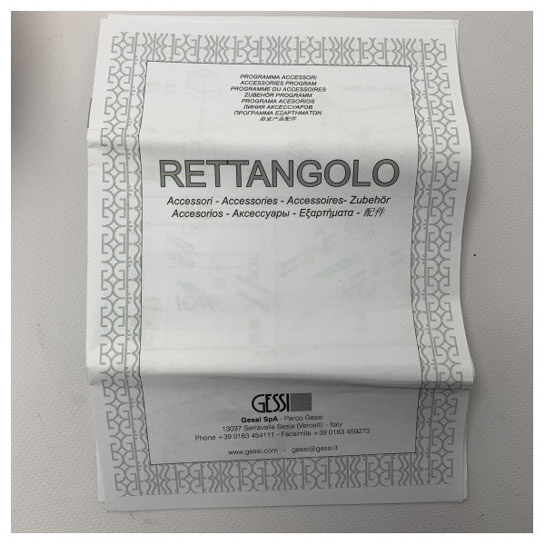 Gessi väggmonterad näsdukshållare i rostfritt stål - 20855#031