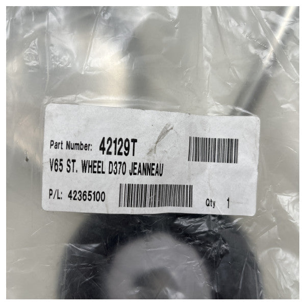 Volante Uflex V64 370 mm a 5 razze in acciaio inox - 42129T