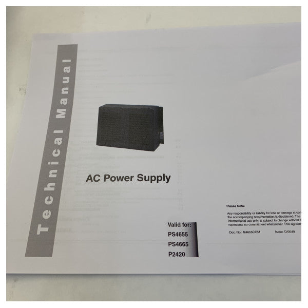 コブハムセーラー PS4655 電源 AC/DC 28V DC 25A - PS4655