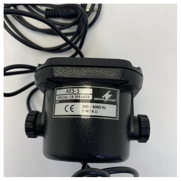 Monacor 5W 4 Ohm Vandtæt Marine Højttaler Sort - AES-5