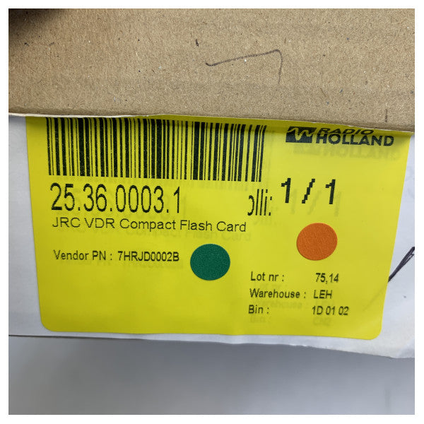 JRC 7HRJD0002B VDR Compact Flash Κάρτα για JCY-1800 και S-VDR JCY-1850