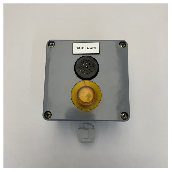 SM Electrics Ρολόι Συναγερμού Επαναφοράς Κουτί με Μπούζερ 24V