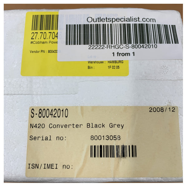 Sailor S-80042010 12 and 24V Power Regulator