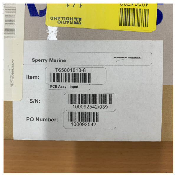 Placa de entrada de ensamblaje de PCB Sperry para sistemas de navegación T65801813-8