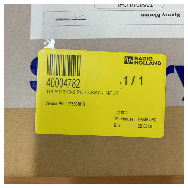 Placa de entrada de ensamblaje de PCB Sperry para sistemas de navegación T65801813-8