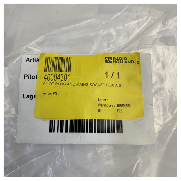 صندوق توصيل طيار AIS ومأخذ كهرباء 230 / 115 فولت