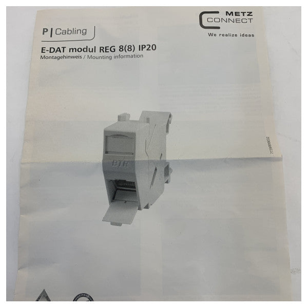 Modulo dati DIN Rail IP20 universale per pannelli di controllo marittimi e distribuzione dei segnali