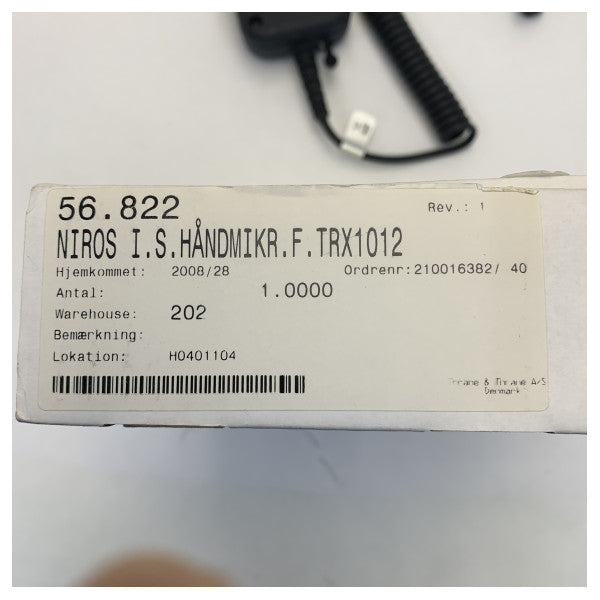 Niros 56.822 Portatile per TRX1012 Portatile VHF