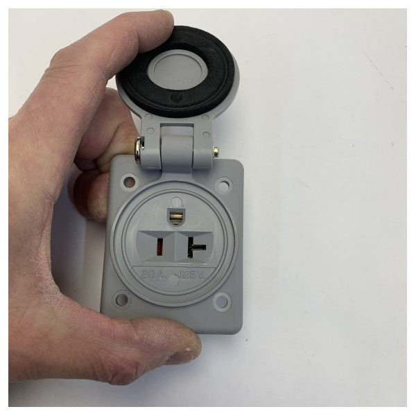 Hubbell Marine Grade wasserdichte elektrische Steckdosenbox - robuste Außensteckdose