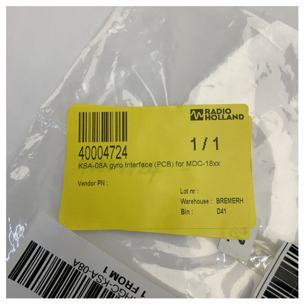 Placa de interfaz marina KODEN NE47-510A para sistemas de navegación MDC-18xx