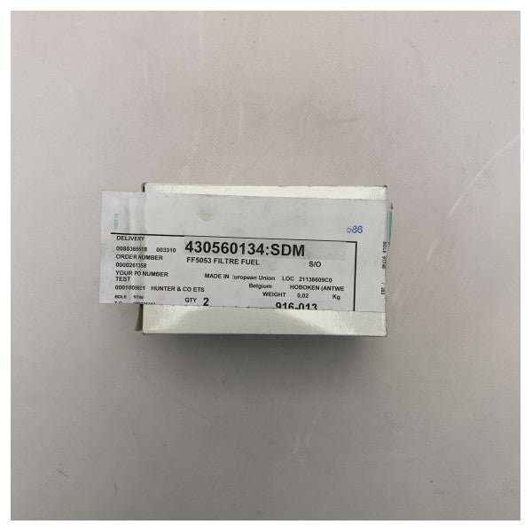 Filtro carburante Fleetguard FF5053 bianco