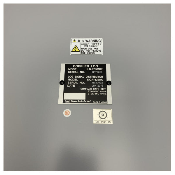 Système de journal de vitesse Doppler marin JRC JLN-205 MK2