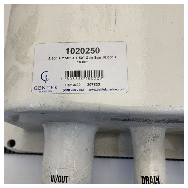 Centek 1020250 Випуск - Водяний сепаратор - Глушник 2.5 - 1.5 дюйма