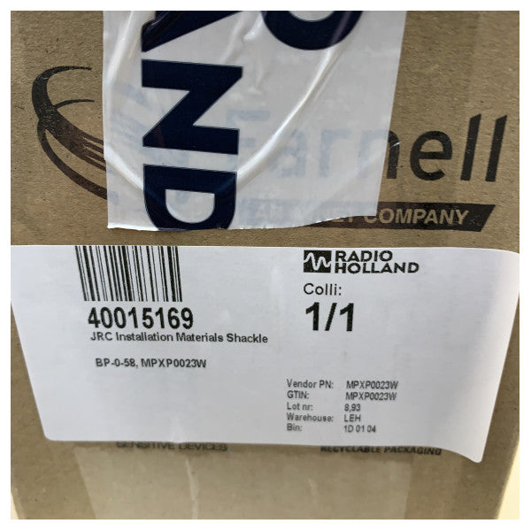 JRC BP-0-58 Bronz Kelepçe Deniz Donanımı MPXP0023W