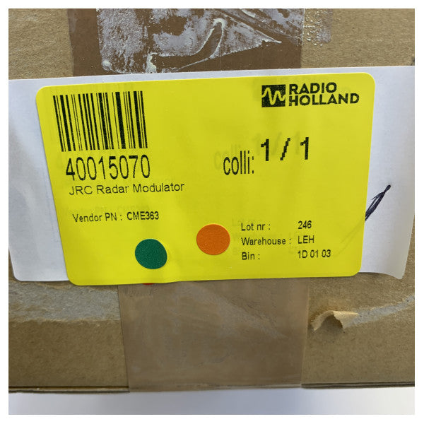 Схема модулятора радіолокації JRC CME363 для NKE-2103