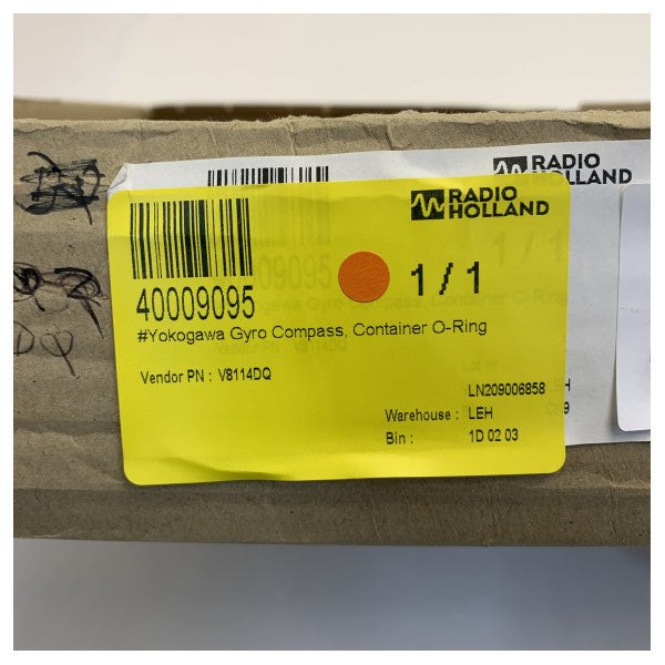 Yokogawa V8114DQ O-ring til vedligeholdelse MKM022 CMZ500/700