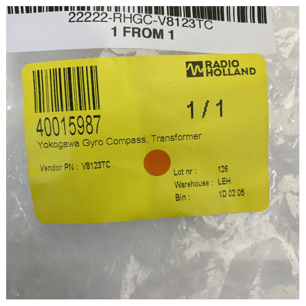 Transformador de compás giroscópico Yokogawa V8123TC