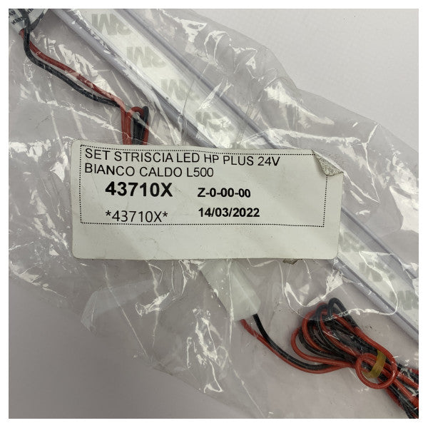 Світлодіодне освітлення Quick Strip Plus 0.5M теплого білого кольору 24V | 5W