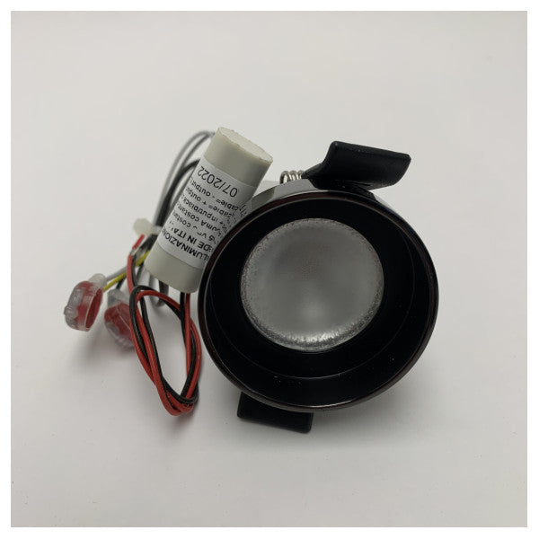 BCM Marin LED Spotlight 4W 3000K IP65 Vattentät Svart Kompakt Utomhusbelysning - Z-3393/R4W-50/8