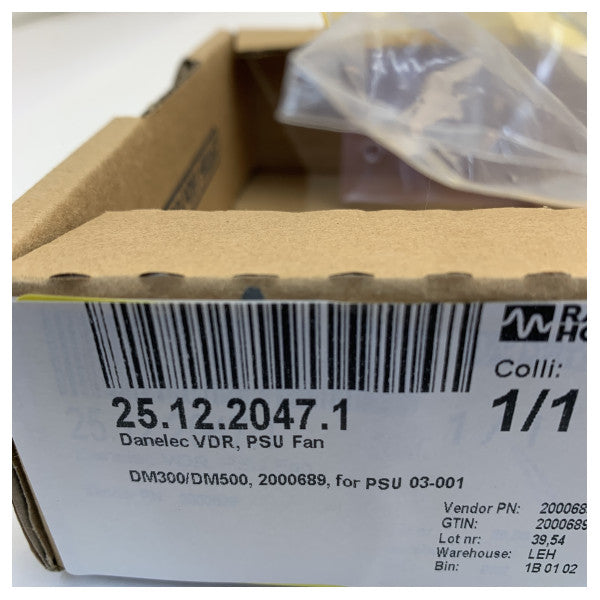 Danelec VDR - jäähdytin PSU:lle 03-001 2000689