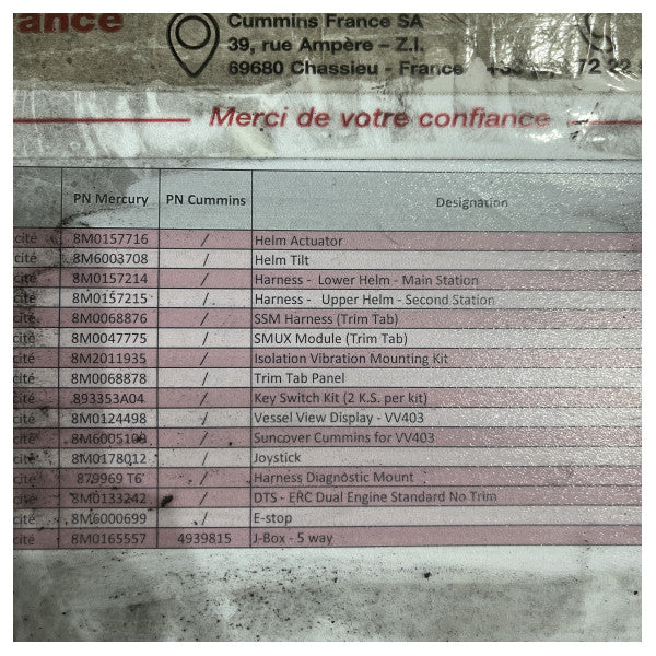 Cummins QSC8.3 600 HP Zeus joystick kontrolirani dual engine kit