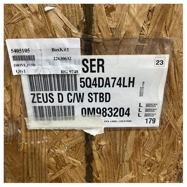 Cummins QSC8.3 600 HP Zeus joystick kontrolirani dual engine kit