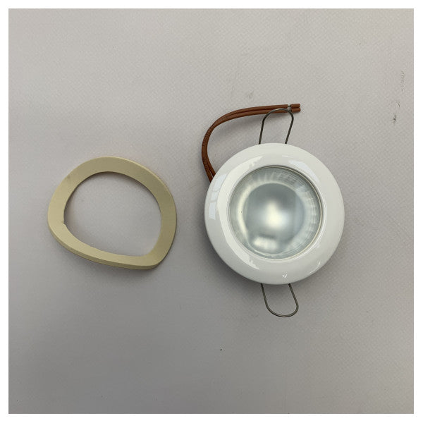 Cantalupi Faretto bianco Tony 28V20W Marine Spot da incasso 12-24V 20W IP65 Impermeabile per barca