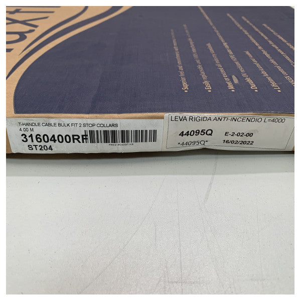 Marine Grade Maxflex Steering Cable - Durable, UV-Resistant HDPE, 4m for Boats & Marine Use