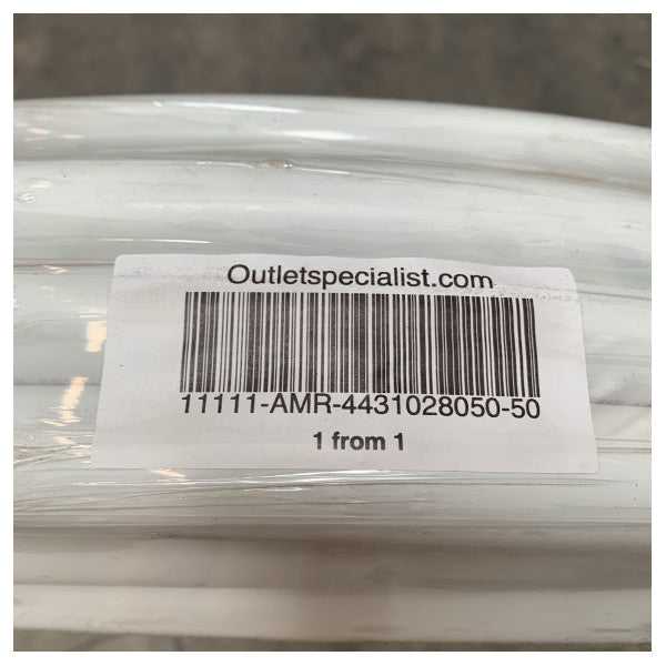 HEP20 28 mm Flexible Schnellanschlussschlauchlänge 50 Meter Weiß - 4431028050