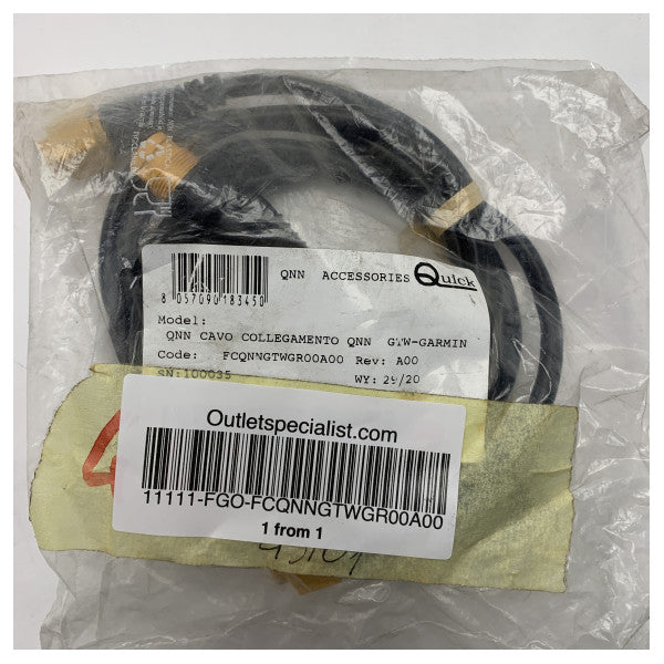 Pikakaapeli QNN CGA QNN GTW Kestävä vedenpitävä merikaapeli Garmin-laitteille - 1.5m