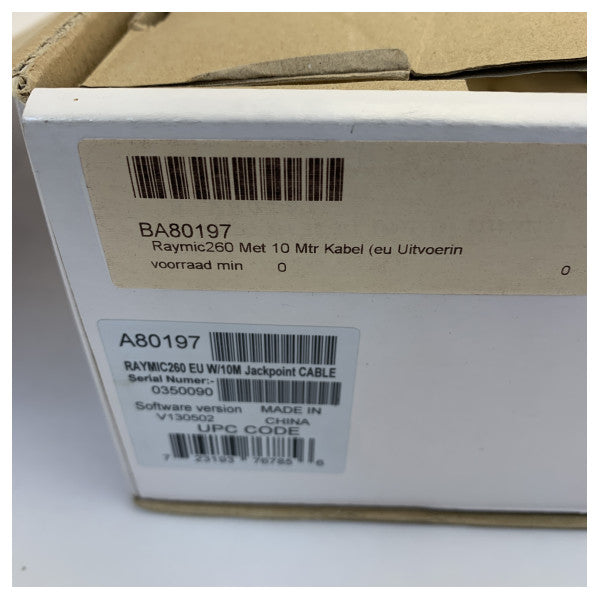 Raymarine A80197 RayMic 260 EU 2. stationskit håndholdt og højttaler