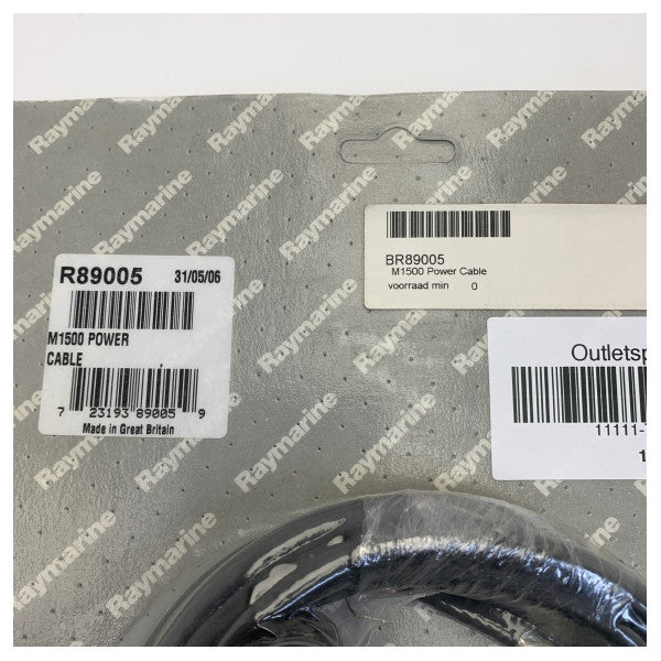 Raymarine R89005 C- ja E-sarjan virtajohto 1,5 m