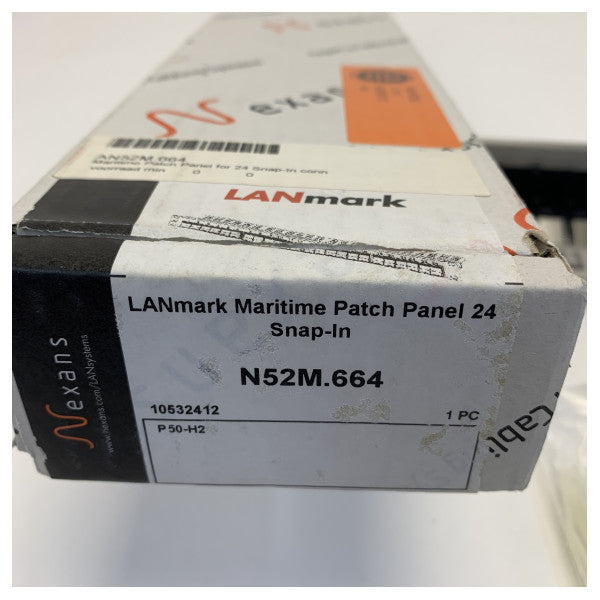Nexans N52M.664 LANmark Морська та промислова фіксована патч-панель на 24 порти