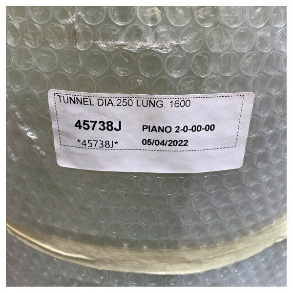 Nopea keulapotkuritunneli 250 x 1600 mm - 157402