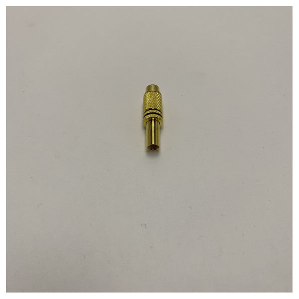 High-Quality Marine RCA Connector - Durable Gold-Plated Audio & Video Cable Adapter