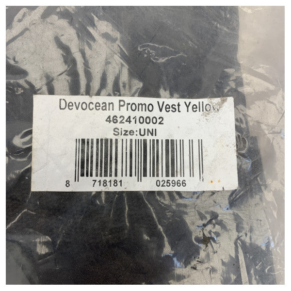 Devoceanナイロン・ユニバーサル・ライフジャケット・イエロー - 462410002-UNI