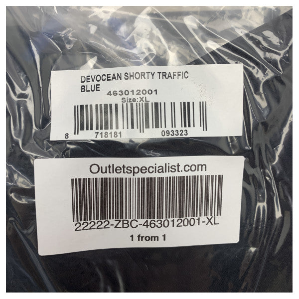 Devocean Devocean 2.0 mm neoprenowa krótka pianka męska niebieska XL - 463012001-XL