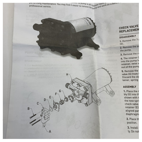 Шурфло 94-801-10 Верхня збірка для Aqua King II 4.0 та 5.0 GPM насосів