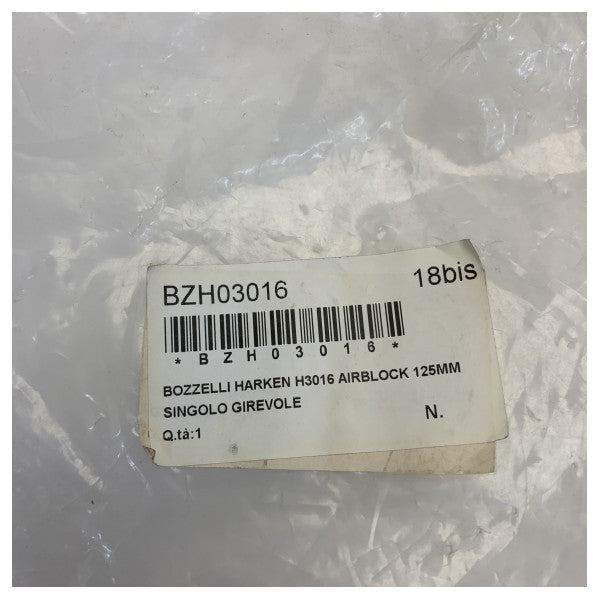 حاجز هوائي هاركن بلاك ماجيك 125 مم مع دوار - 3016 - 3256