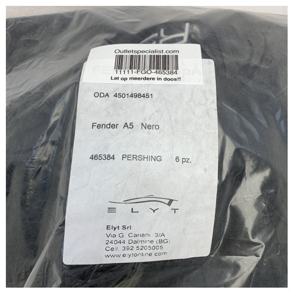 Parafango originale Pershing A5 nero 710 x 940 mm - 465384